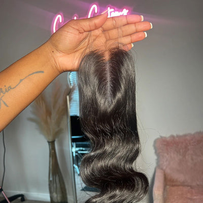 2x6 Closure with 3 Bundles Body Wave Human Hair Weave Extensions