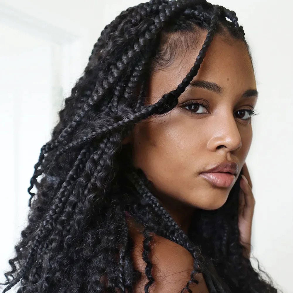 Kinky Curly Human Hair No Weft For Braiding 100% Raw Unprocessed