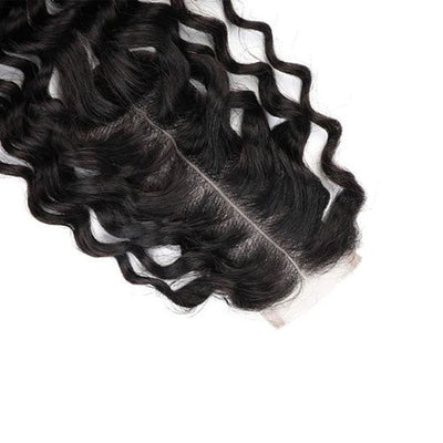 2X6 Curly Indian Hair Middle Part Closure