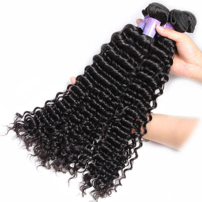 Modern Show Malaysian Curly Weave Human Hair Extension Virgin Remy Hair 1 Bundle Deal On Sale-3 bundles
