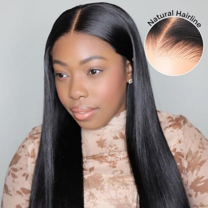 13x6 Transparent HD Lace Frontal Wigs Pre Plucked Straight  display picture 1