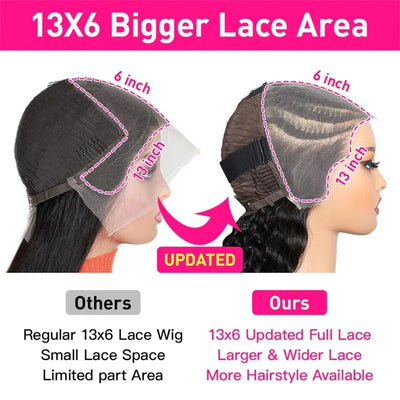 Modern Show Pre Braided Ear-to-ear 13x6  Full frontal Wig Curly Water Wave Human Hair Natural Hairline