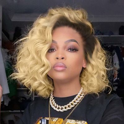 Modern Show Black Root Blonde Color Transparent Full Lace Human Hair Wigs For Women