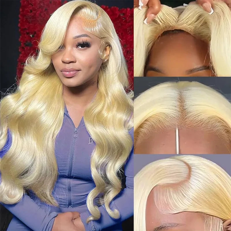 #613 Colored Lace Front Wigs For Women 13*6 HD Transparent Body Wave Human Hair Wigs