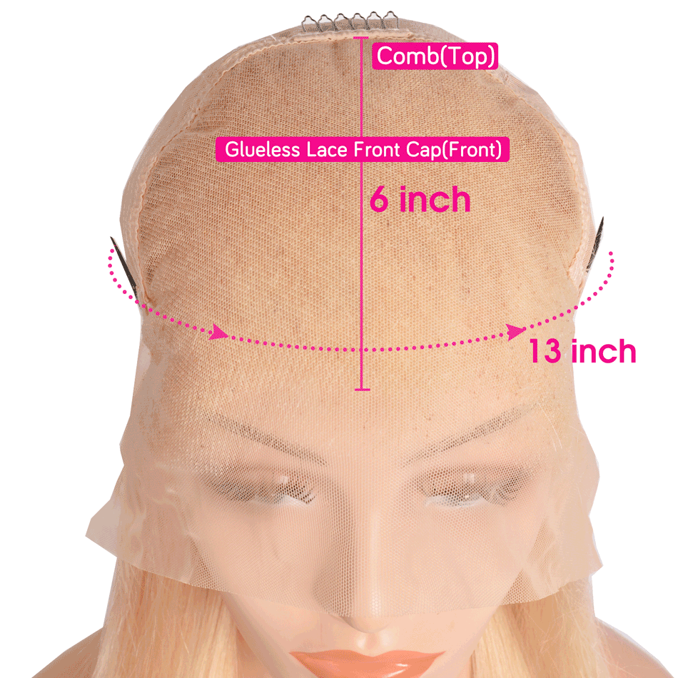 Flash Sale 13*6 Blonde Wig Transparent Body Wave Lace Front Wig  Human Hair Wig USA Stock