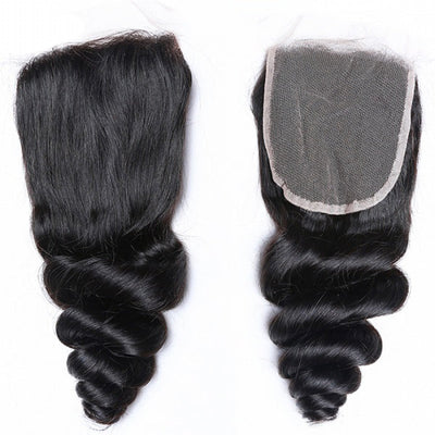 Brazilian Loose Wave Hair 6X6 Lace Closure