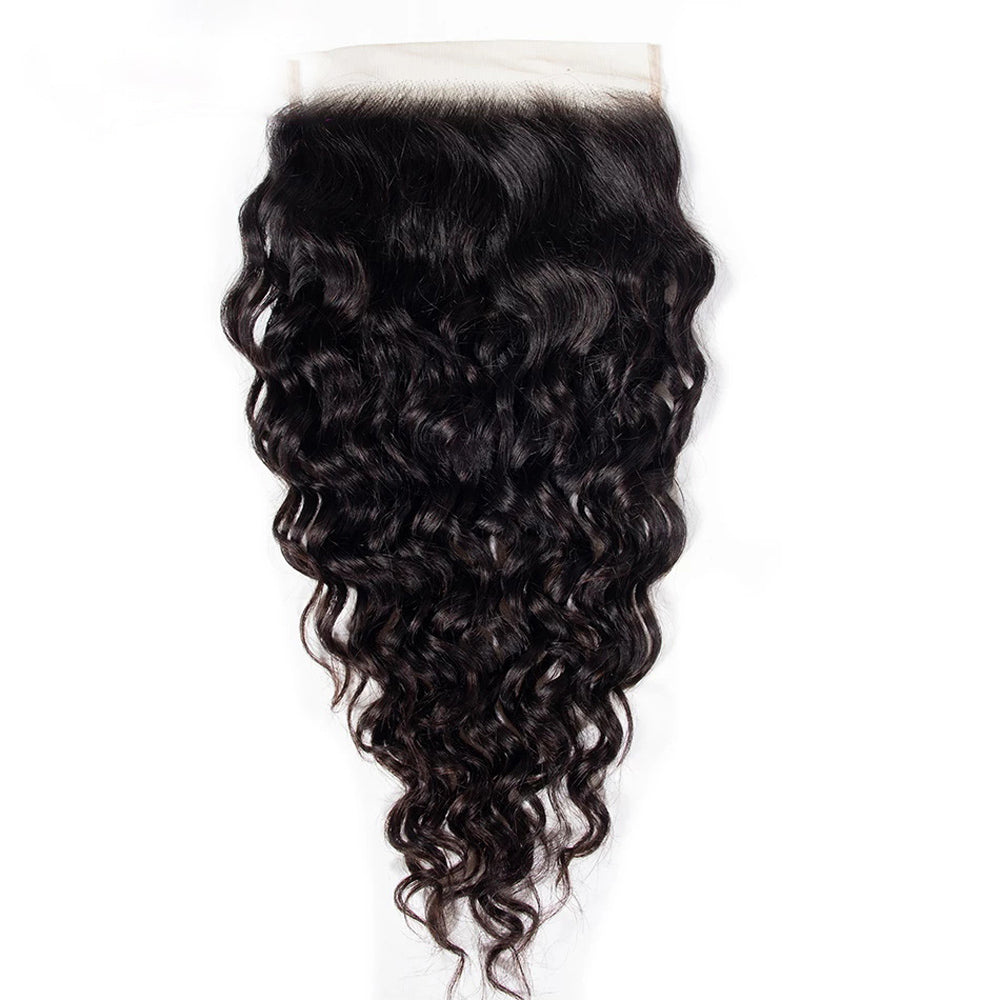 Brazilian Water Wave Hair 6X6 Lace Closure