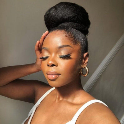 Yaki Straight 360 FuLL Lace Frontal Wigs Transparent Lace Human Hair Wigs With Invisible Bleached Knots