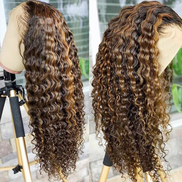 Flash Sale Highlights Deep Wave 13x4 Transparent Wig,Please Don't Use Any Discount!!!