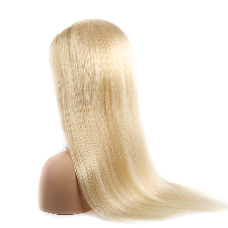 Flash Sale Straight Hair 613 Blonde 13*6 Transparent Lace Front Human Hair Wigs