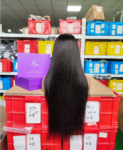 13*6 straight hair wig
