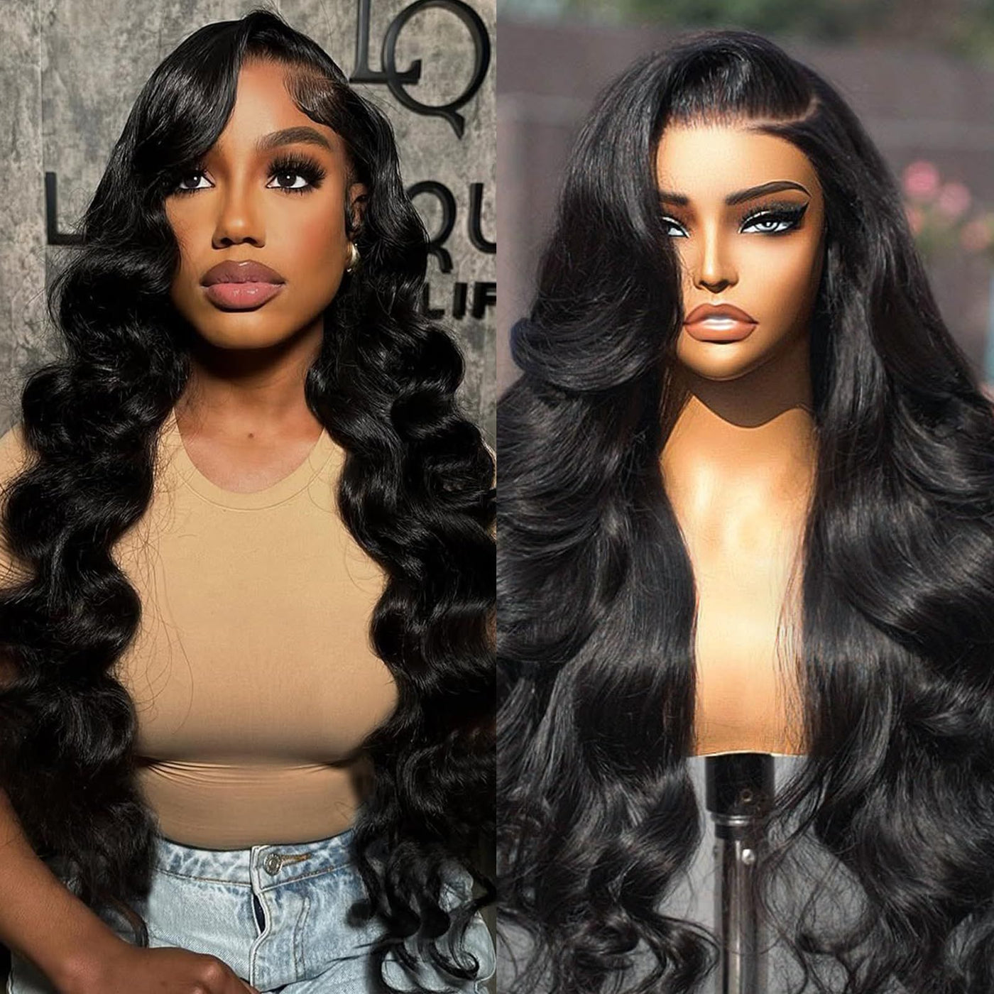 13*4 Full Frontal Wig HD Lace PartingMax Virgin Hair High Density Body Wave Wigs With Baby Hair