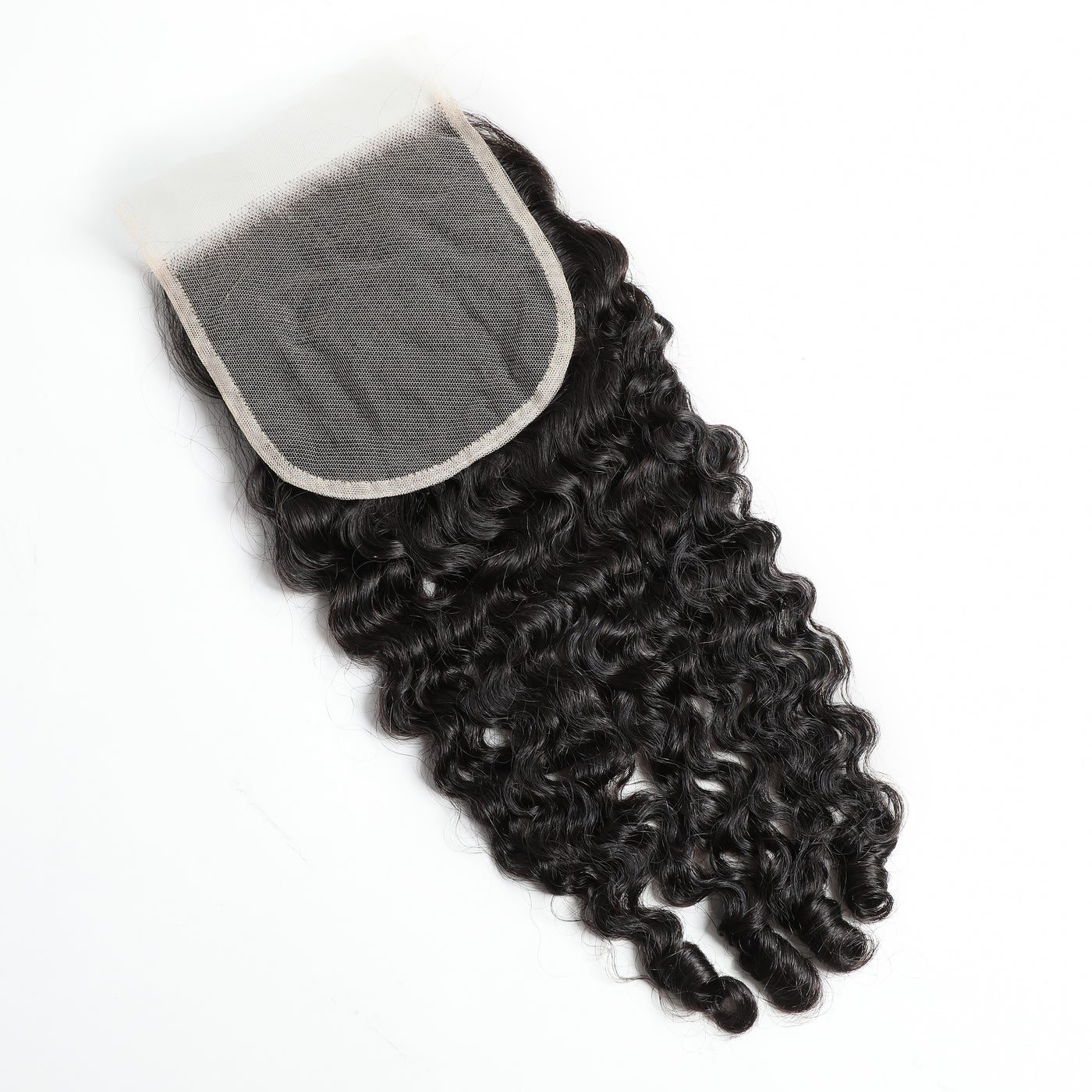 Modern Show Burmese Curly 5x5 HD Transparent Lace Closure Free Part With Baby Hair 100% Human Hair