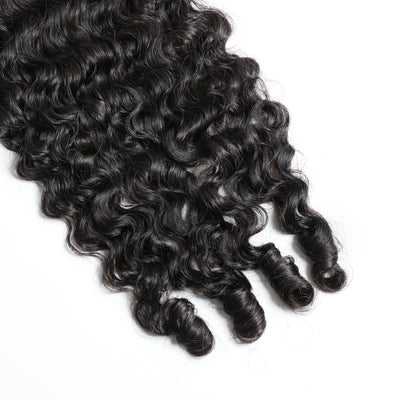 Modern Show Burmese Curly 5x5 HD Transparent Lace Closure Free Part With Baby Hair 100% Human Hair