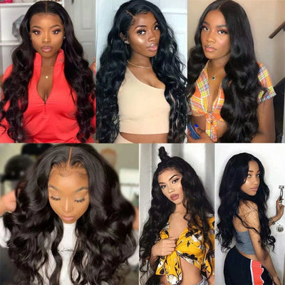 Body Wave 4x4 Lace Closure Wig 100% Human Hair With Pre-Plucked Hairline