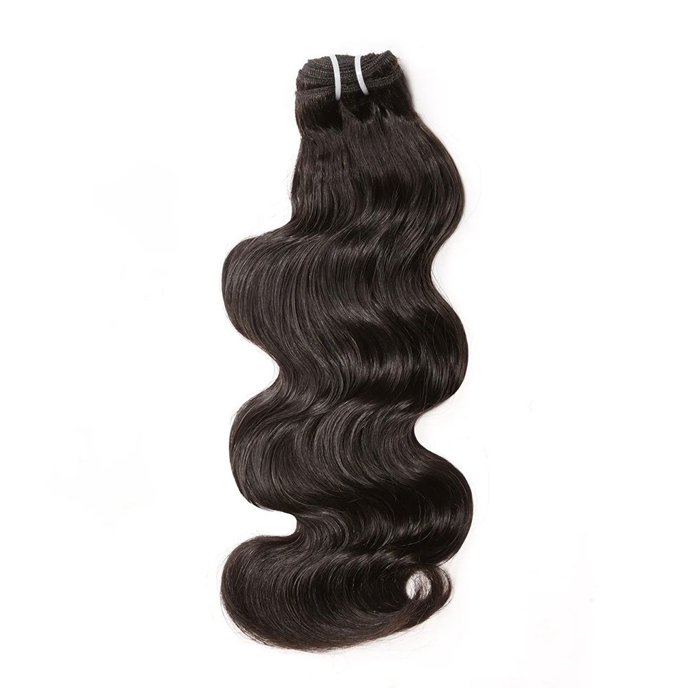 Double Drawn Body Wave Human Hair Bunlde