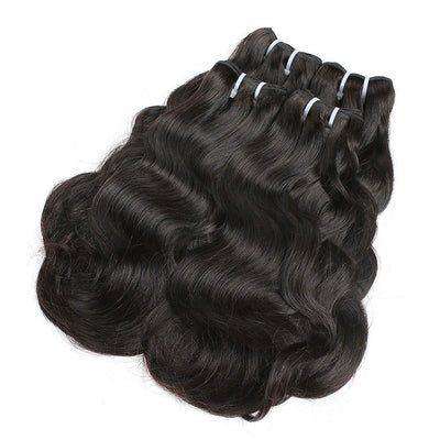 Malaysian Double Drawn Body Wave Human Hair 4 Bunldes