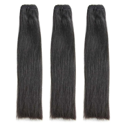 Brazilian Double Drawn Straight Human Hair 3 Bunldes