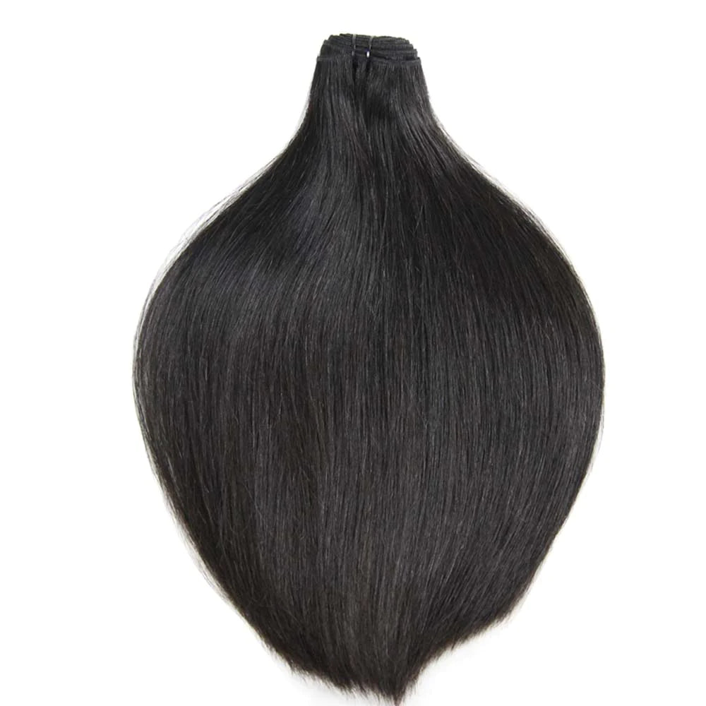 Malaysian Double Drawn Straight Human Hair 1 Bunlde