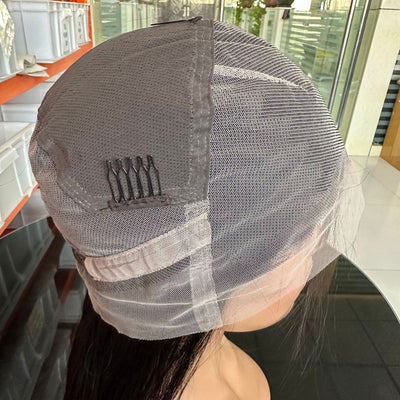 Upgrade Your Look with Modern Show 150 Density Mink Brazilian Straight Transparent Full Lace Human Hair Wigs