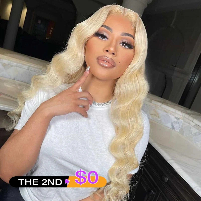 #613 Colored Lace Front Wigs For Women 13*6 HD Transparent Body Wave Human Hair Wigs
