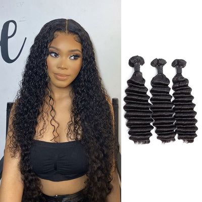 Indian Hair Curly Double Drawn 3 Bundles