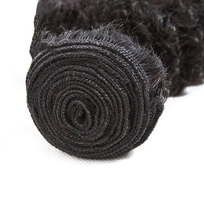 Brazilian Hair Double Drawn Kinky Curly Bundle  Weft Detail