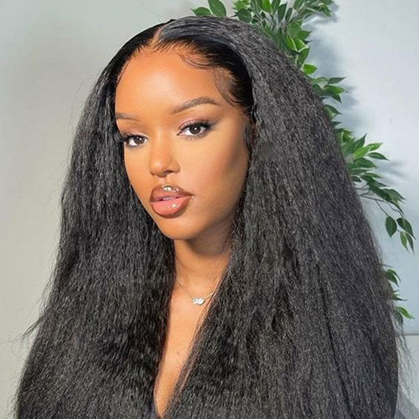 Kinky Straight 4X6 Glueless Wig