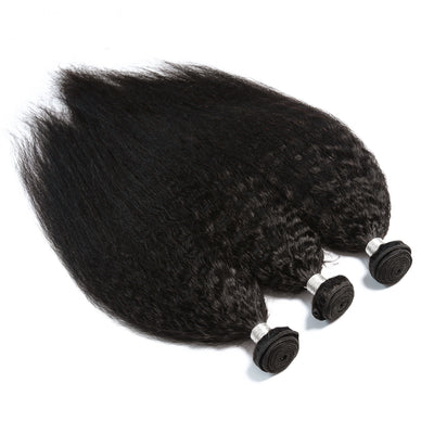 Brazilian Kinky Straight Hair 3 Bundles