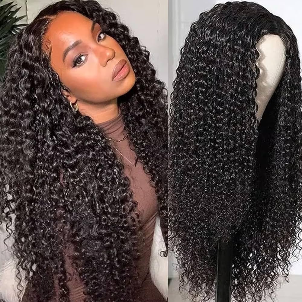 Kinky Curly Lace Wigs Real Human Hair