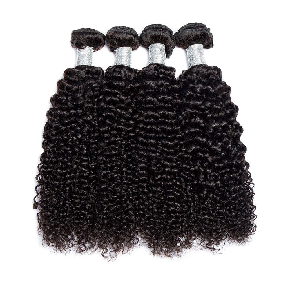 Peruvian Kinky Curly Hair 4 Bundles