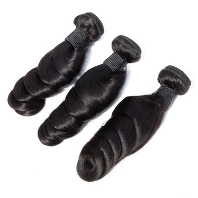 Indian Hair Loose Wave Double Drawn 3 Bundles