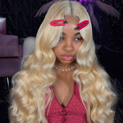 #613 Colored Lace Front Wigs For Women 13*6 HD Transparent Body Wave Human Hair Wigs