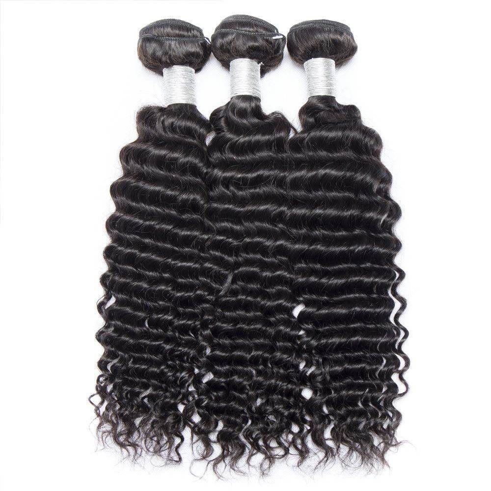 Peruvian Deep Curly Hair 3 Bundles