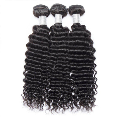 Peruvian Deep Curly Hair 3 Bundles