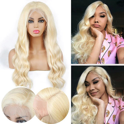 Brazilian Body Wave Human Hair Transparent Lace Wigs