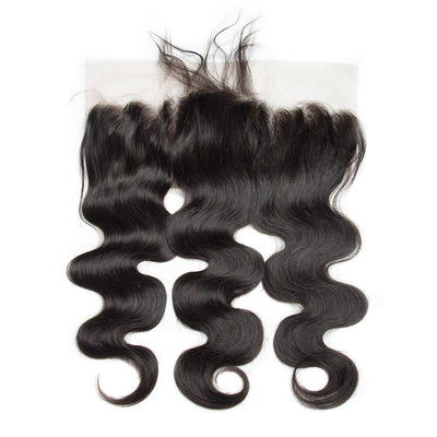 Unpro Pattern 13x6 Frontal with 3 Human Hair Weave Bundles Body Wave Wavy 100% Unpro ...