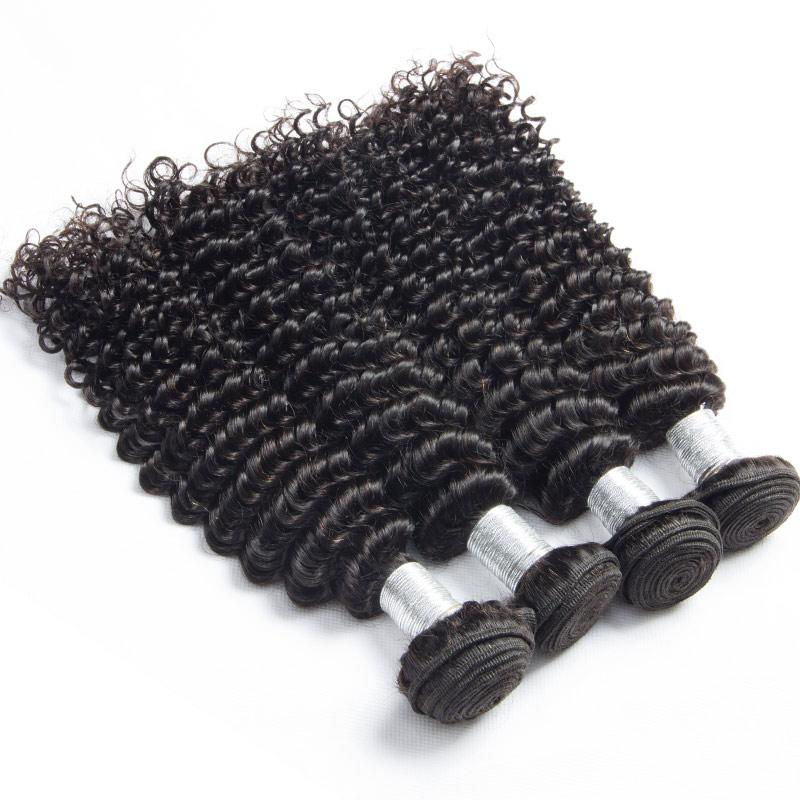 Peruvian Deep Curly Hair 4 Bundles