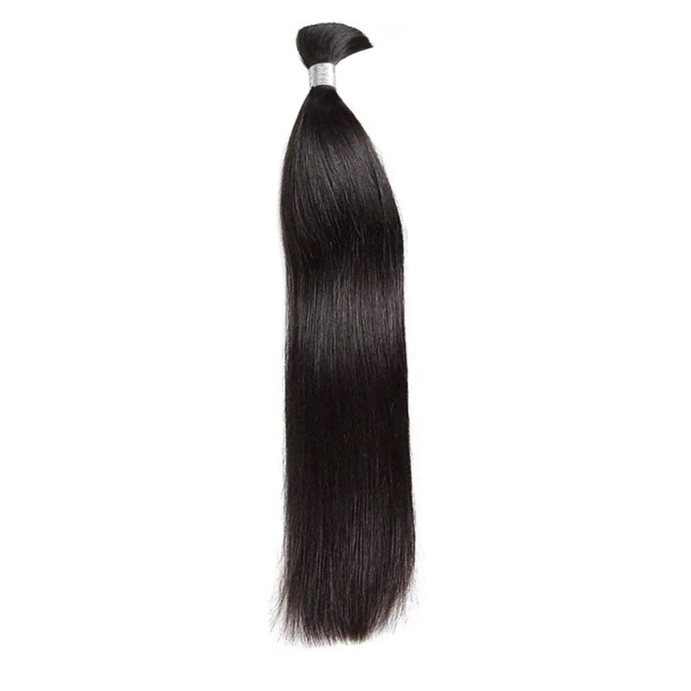 Straight Bulk Human Hair For Braiding