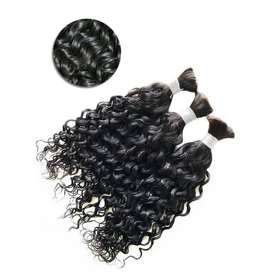 Water Wave Human Hair Bulk for Braiding