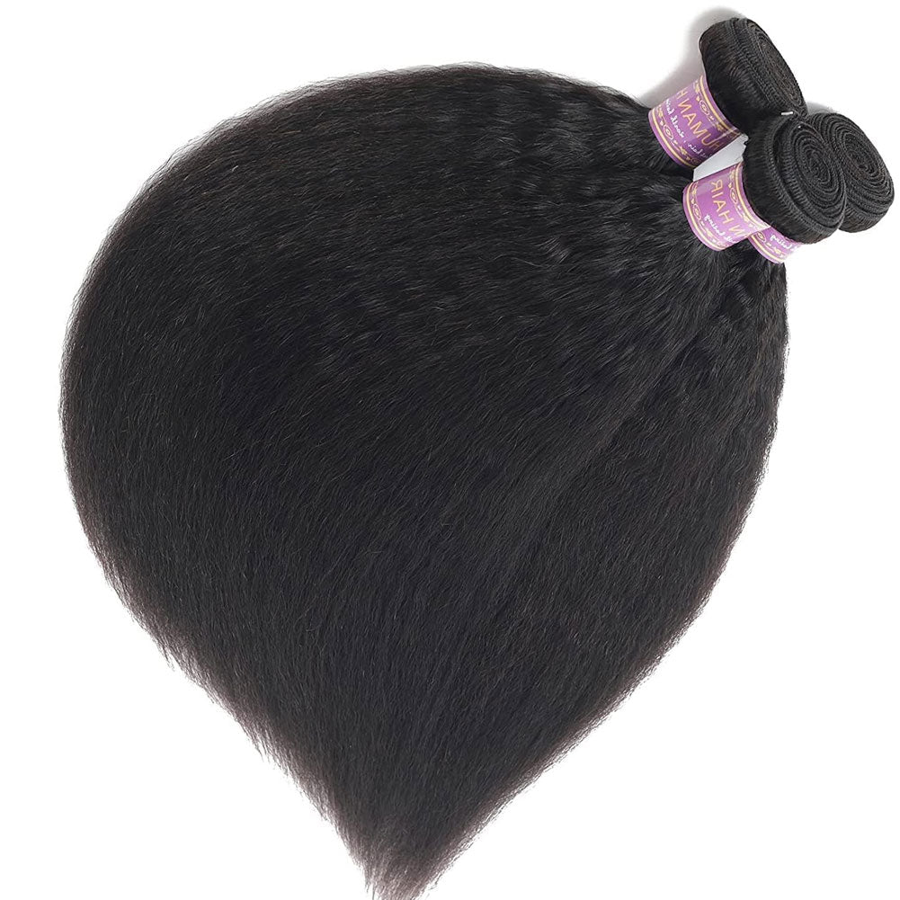Virgin Yaki 10S Hair Bundle, 100% Human Hair, 10 Inches, Straight Amazon.com : Kinky straight Human Hair Bundles Yaki Straight  main image 3