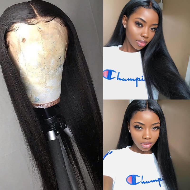 Modern Show 150 Density Peruvian Human Hair 360 Lace Wigs Pre Plucked With Baby Hair 10-30 inch