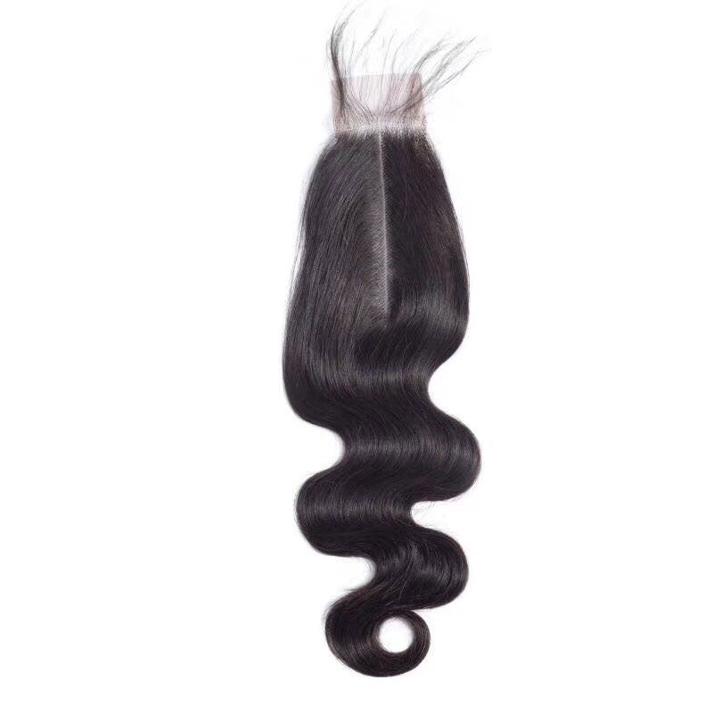 2X6 Body Wave Closure With Baby Hair Malaysian Hair