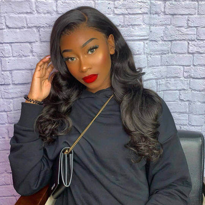 Modern Show 150 Density Peruvian Human Hair 360 Lace Wigs Pre Plucked With Baby Hair 10-30 inch