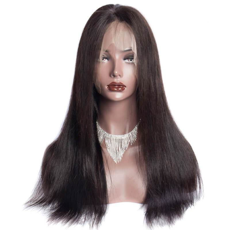 Modern Show 150 Density Peruvian Human Hair 360 Lace Wigs Pre Plucked With Baby Hair 10-30 inch