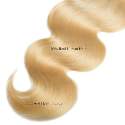 Modern Show Brazilian Body Wave 613 Blonde Hair 4x4 Swiss Lace Closure 100 Human Hair Closure Free Part 10-20 Inch-hair material