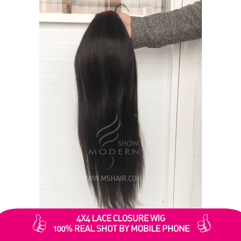 Flash Sale 4x4 Closure Wig Straight Hair, Please Don't Use Any Discount!!!