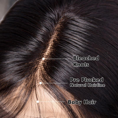 Breathable Bob Wig | Modern Show Light Bob Wig Real Human Hair Wig