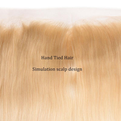 Modern Show Brazilian Body Wave 613 Blonde Hair 13x4 Lace Frontal Closure 100 Human Hair Closure 10-22 Inch hairline