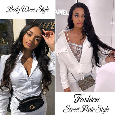 10A Mink Brazilian Virgin Hair Body Wave 3 Bundles Unprocessed Remy Human Hair Weave Extensions-body wave hair style show